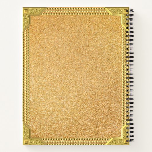 Gouden Barok Notitieboek (Achterkant)
