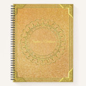 Gouden Barok Notitieboek (Voorkant)