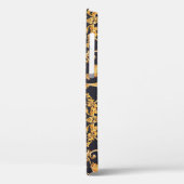 Gouden Barok, Scroll bladeren patroon. Case-Mate iPhone Case (Achterkant / Links)