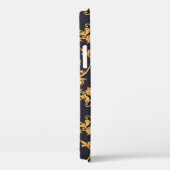 Gouden Barok, Scroll bladeren patroon. Case-Mate iPhone Case (Achterkant / Rechts)