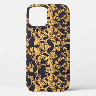 Gouden Barok, Scroll bladeren patroon. Case-Mate iPhone Case