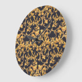 Gouden Barok, Scroll bladeren patroon. Grote Klok (Hoek)
