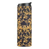 Gouden Barok, Scroll bladeren patroon. Thermosbeker (Gedraaid links)