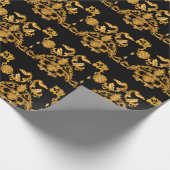 Gouden barok, sierelementen. cadeaupapier (Hoek)