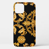 Gouden barok, sierelementen. Case-Mate iPhone case (Achterkant)