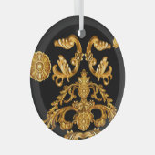 Gouden barok, sierelementen. glas ornament (Voorkant Rechts)