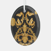 Gouden barok, sierelementen. glas ornament (Voorkant links)