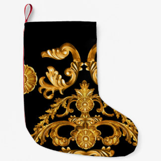 Gouden barok, sierelementen. kleine kerstsok