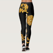 Gouden barok, sierelementen. leggings (Achterkant)