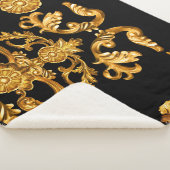 Gouden barok, sierelementen. sherpa deken (3/4)