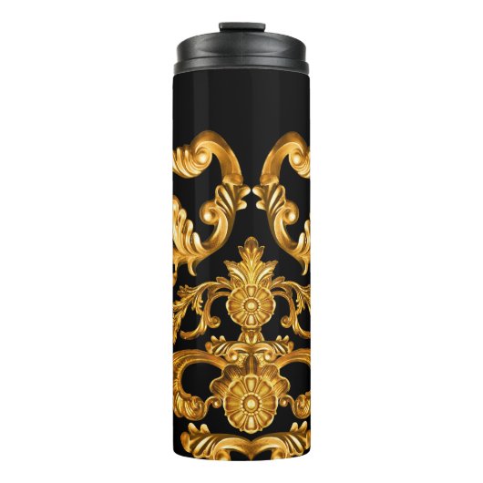 Gouden barok, sierelementen. thermosbeker (Voorkant)