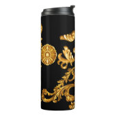 Gouden barok, sierelementen. thermosbeker (Gedraaid links)