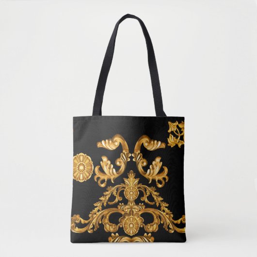 Gouden barok, sierelementen. tote bag (Voorkant)