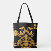 Gouden barok, sierelementen. tote bag (Achterkant)