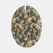 Gouden barokkranen: rococo ornament. glas ornament (Voorkant links)