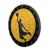 Gouden basketbal cirkel dartbord (Voorkant Rechts)
