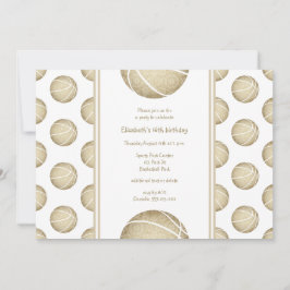 gouden basketbalwedstrijd kaart