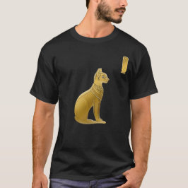 Gouden Bastet - Egyptische Kattengodin T-shirt