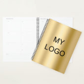 Gouden bedrijf logo 2024 planner (Display)