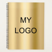 Gouden bedrijf logo 2024 planner (Voorkant)