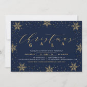Gouden Bedrijfs Kerstgala, Kerstfeest Kaart (Voorkant)