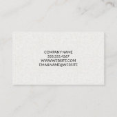 Gouden bedrijfspilaren | Modern Stijlvol Visitekaartje (Achterkant)