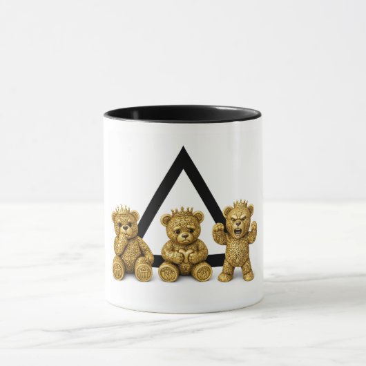Gouden Beer Eenheid Mok (Midden)