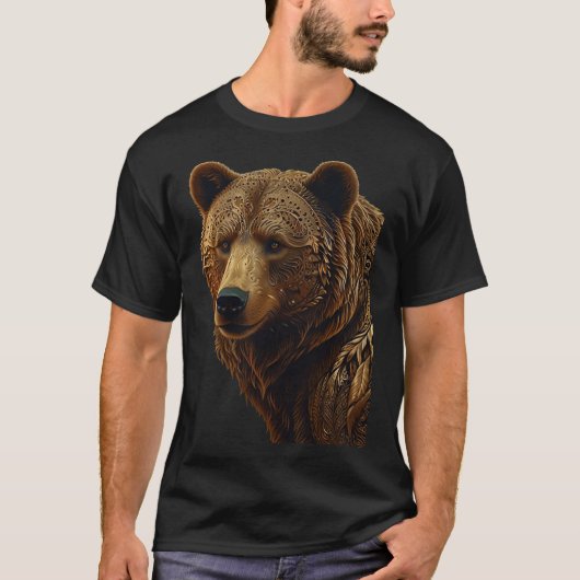 Gouden Beer T-shirt (Voorkant)
