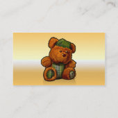 Gouden beer visitekaartje (Achterkant)