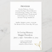 Gouden Begrafenis Viering van het LIFE-programma B Flyer (Achterkant)