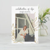 Gouden Begrafenis Viering van Life Programma (Staand voorkant)