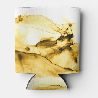 Gouden Beige Inkt: Glitter Alcohol Art Blikjeskoeler