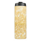 Gouden bellen en zand thermosbeker (Voorkant)