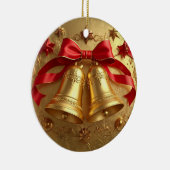 Gouden Bellen Vakantie Ornament (Rechts)