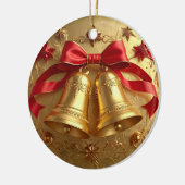 Gouden Bellen Vakantie Ornament (Links)