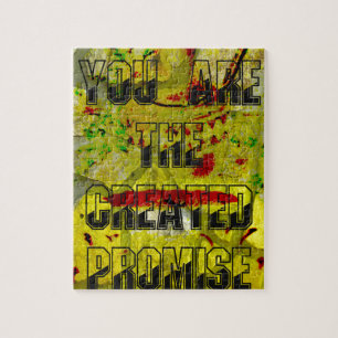 Gouden belofte: het gouden script van het lot legpuzzel