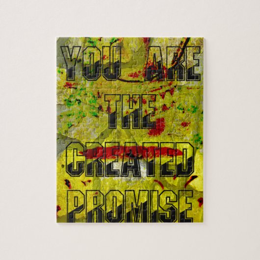 Gouden belofte: het gouden script van het lot legpuzzel (Verticaal)