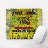 Gouden belofte: het gouden script van het lot muismat (Met muis)