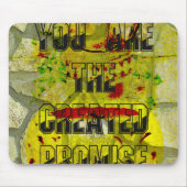 Gouden belofte: het gouden script van het lot muismat (Voorkant)