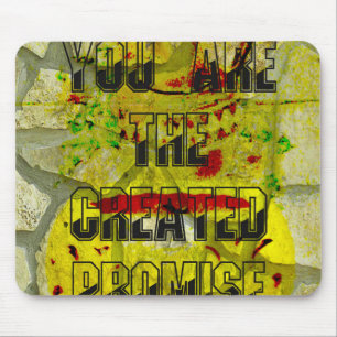 Gouden belofte: het gouden script van het lot muismat