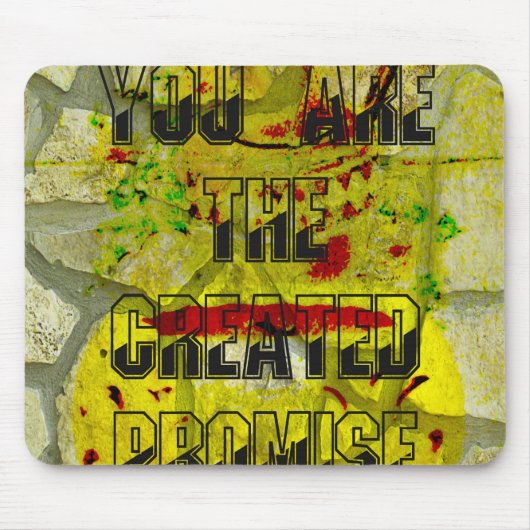 Gouden belofte: het gouden script van het lot muismat (Voorkant)