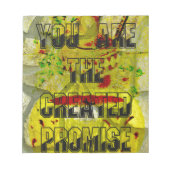 Gouden belofte: het gouden script van het lot notitieblok (Voorkant)