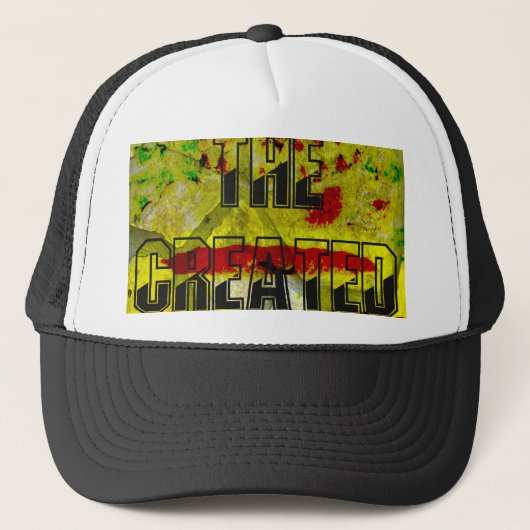 Gouden belofte: het gouden script van het lot trucker pet (Voorkant)