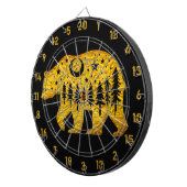 Gouden Beren Dart Board: Game-Changer Dartbord (Voorkant Rechts)