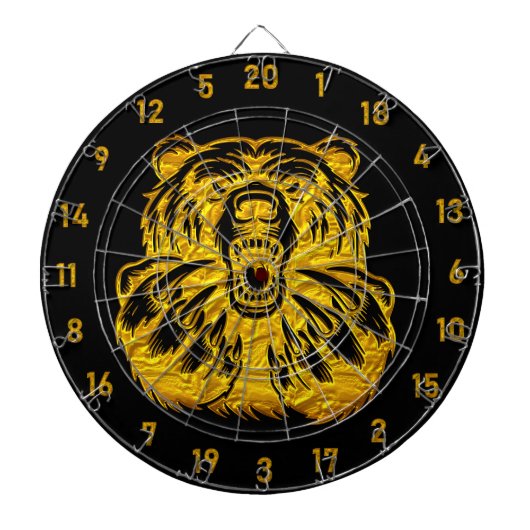 Gouden Beren Dart Board voor liefhebbers Dartbord (Voorkant)