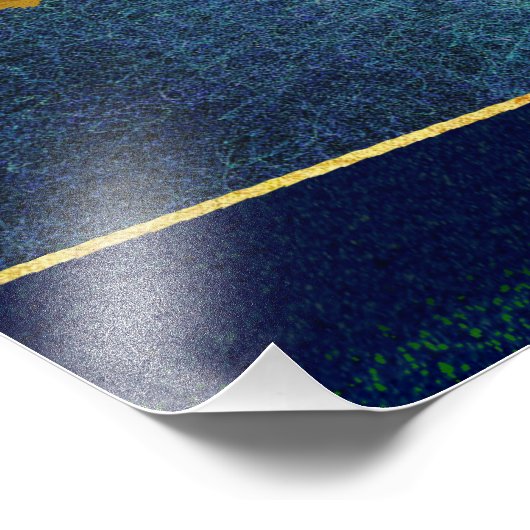 Gouden Bergbeklimmers Foto Afdruk (Hoek)