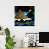 Gouden Bergbeklimmers Poster (Thuiskantoor)