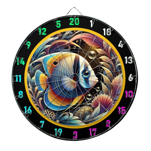 Gouden Betta Dartboard Party Decor Dartbord (Voorkant)