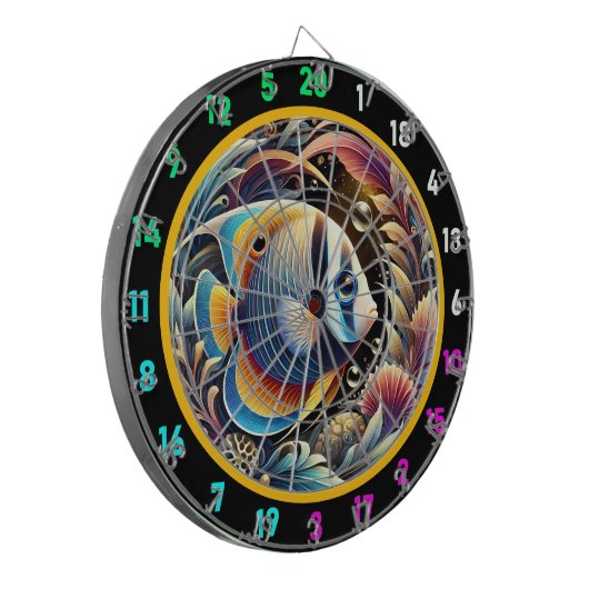 Gouden Betta Dartboard Party Decor Dartbord (Voorkant Links)