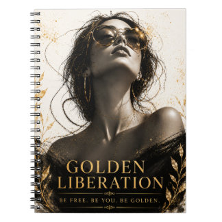 Gouden Bevrijding | Notebook voor Machtige Vrouwen Notitieboek
